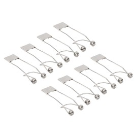 PATIKIL 53x19mm Downlight Spring Clips, 8 Pack Emitting Diode Recessed Lighting Accessories Securing Clamps for Ceiling Lamp