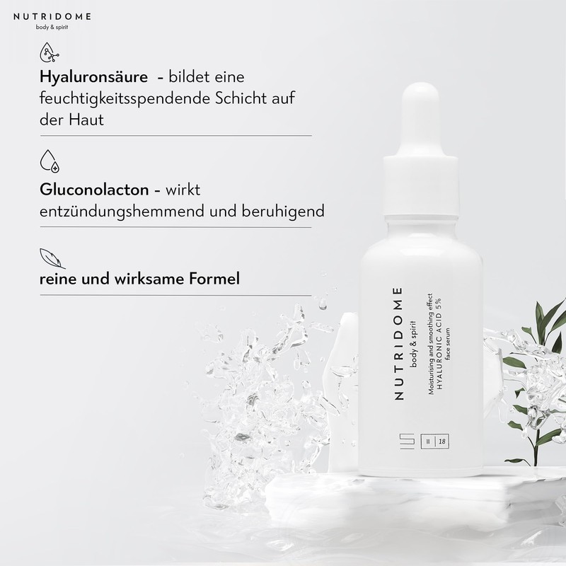 Nutridome - Moisturising Serum with Hyaluronic 5% 30 ml -