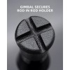 BLUEWING Fishing Rod Butt Cap Fishing Rod Rubber Gimbal End
