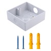 TRASEXTRA Type 86 Box Outlet Mounting Box,Recessed Electrical,86 Type Universal