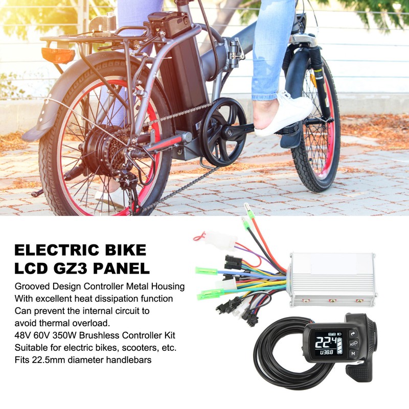 48V 60V 350W Electric Bike Motor Brushless Controller LCD GZ3