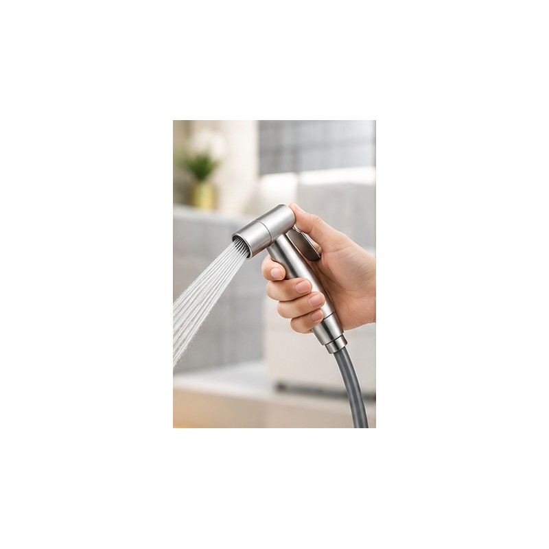 Handheld Bidet Sprayer for Toilet - Stainless Steel Spray Gun