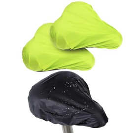 JCUGSBS Elastic Bicycle Rain Cover Saddle Waterproof Cover Protective Cover Seat Dustproof (3 Packs)