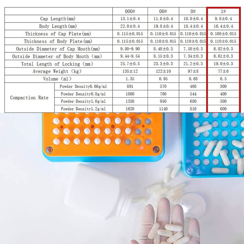 Capsule Holder Tray Filling Machine Tool for Gelatin Veggie Capsules