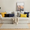 MIULEE Granular Cushion Cover, Pineapple, Soft Plain Decorative Square Cushion