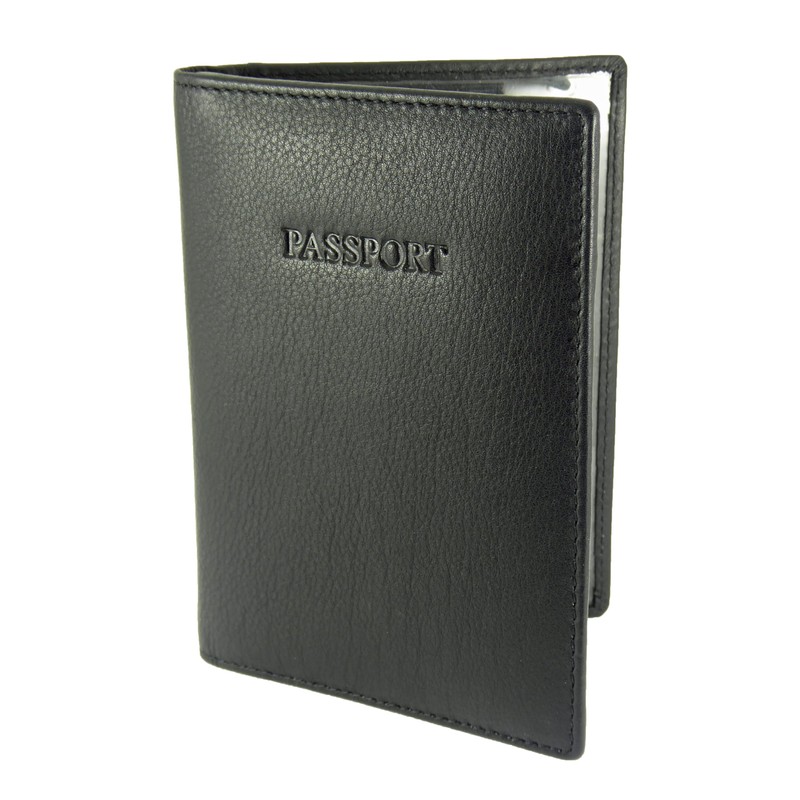 Hide and Sleek Soft Real Leather Passport Holder Case Cover