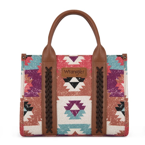 Wrangler Boho Tote Bag Aztec Top Handle Handbags and Purses,