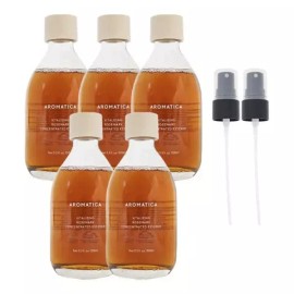 Aromatica 아로마티카 로즈마리 컨센트레이티드 에센스 100ml 5개+펌프 2개 Aromatica Rosemary Concentrated Essence 100ml 5 Pieces + 2 Pumps
