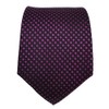 TigerTie Designer Silk Tie in Polka Dots - Tie Width