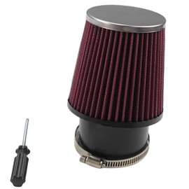 Mini Bike Air Filter Cleaner Kit for Predator 212cc 224cc Coleman CT200U CT200U-EX BT200X KT196 Go Kart Baja Warrior MB200 196cc GX160 GX200 420cc GX390 Clone Engine Performance Parts(Upgrade Red)