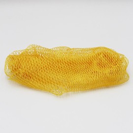 Ammoya Naturals African Exfoliating Net Sponge for Sensitive Skin, 45" Long african net sponge Lightweight Shower Personal Bath Accessory Smooth:_Golden Yellow