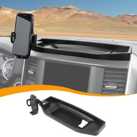 Hoolcar for Ram Dash Phone Holder Dashboard Cellphone Phone Mount with Storage Tray Box Compatible with Dodge Ram 2018-2023 Interior Accessories