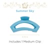 TELETIES - Open Medium Hair Clip - For Thin to