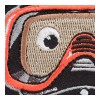 PatchStop Brand Peek-A-Boo Diver Mask Patch, Scuba Diving Caricature Patches