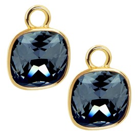 Elegant jewellery, gold hoop earrings, 925 sterling silver, various colours, 2 sizes, Gold-Plated Silver