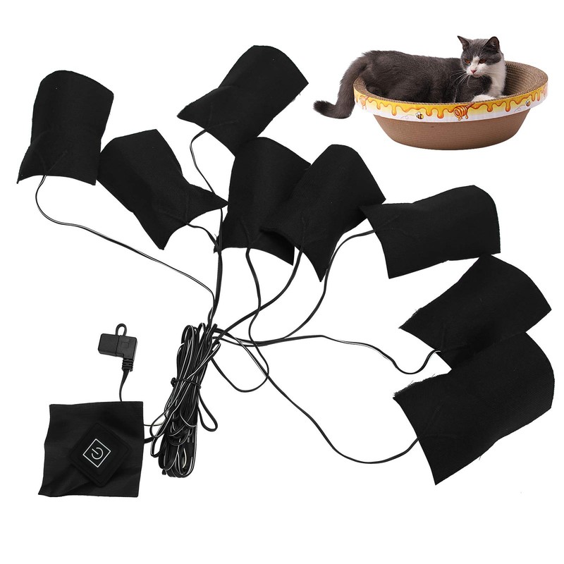 Brrnoo USB Vest Heating Pad, 8 in 1 Electric Heating