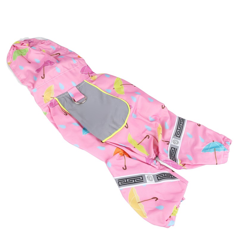 Pet Reflective Raincoat Legs Covered Cute Waterproof Skin Friendly Dog