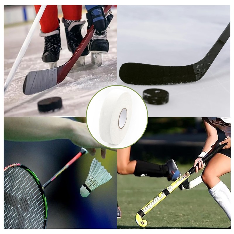 LxcshLjx 2 Rolls Hockey Tape, 25 mm x 25 m