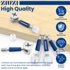120 Pcs Cam Locks for Furniture, 3-in-1 Furniture Cam Lock