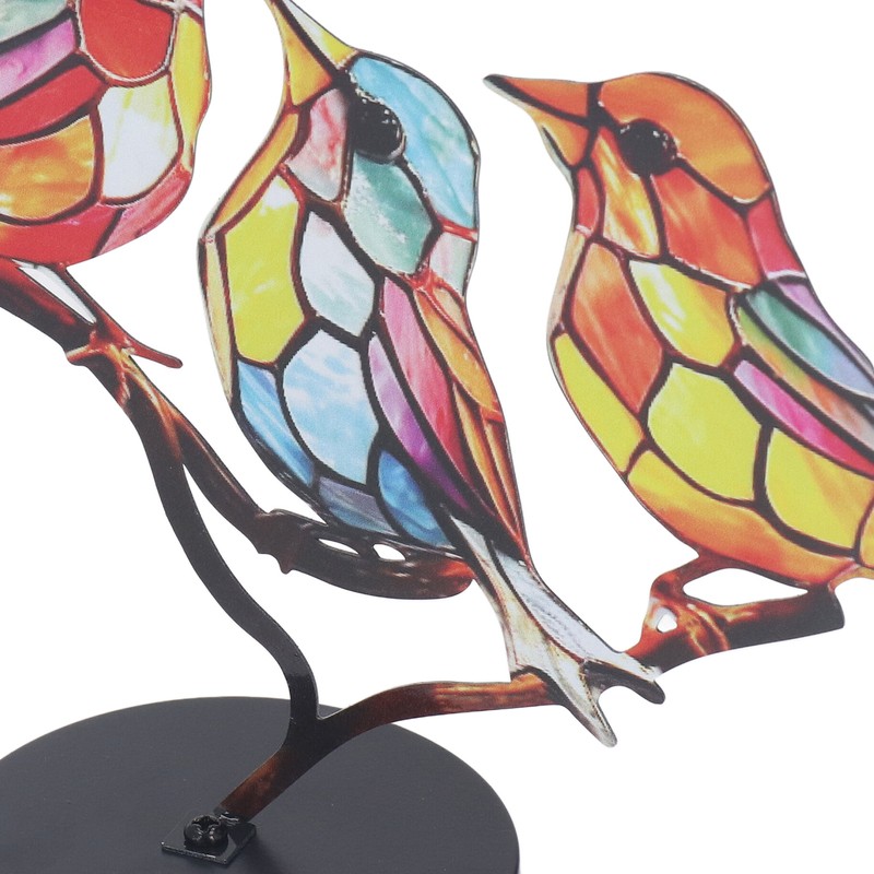 Alloy Metal Bird Series Home Decoration Stress Relief Base Removable