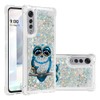 LEMAXELERS LG Velvet Case Bling Glitter Case Soft TPU Floating