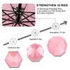 TradMall Travel Umbrella Windproof 56 Inches Canopy, Pink