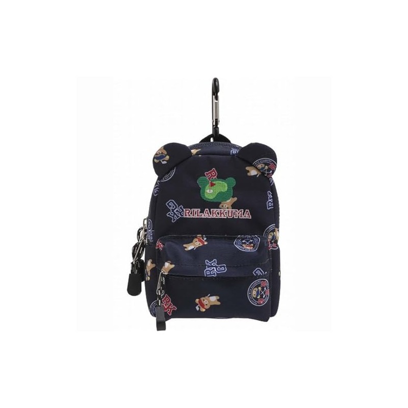 San-X C-112 Ball Pouch, Navy (CU86801)