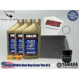 Yamaha Cyclemax Full-Synthetic Yamalube Tune-Up Kit fits 2007-2011 Yamaha GRIZZLY 350
