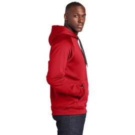 General Tag Custom Tech Fleece Hooded Sweatshirt - Pill- Resistant with Graphite Mesh Hood Lining and Athletic Design