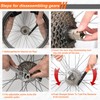 TYBYBB Bicycle Chain Whip with Sprocket Puller and Puller Universal