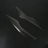 Front Headlight Eyelid Carbon Fiber Headlight Eyebrow Cover Replacement for