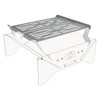 Oxford FirePit Grill for Compact Flat-Pack FirePit Barbecue, Stainless Steel