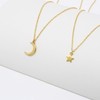 Set Collar de luna y Estrella Chapa de Oro de