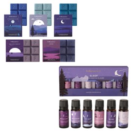 Folkulture Folkulture Essential Oils Set for Diffusers for Home, 100% Set of 6 Essential Oil Blend & Scented Wax Melts, Wax Cubes Strong Scent, Pack of 5 Soy Wax Melts Variety Pack (30pc)