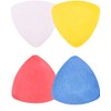 Tailors Sewing Chalk, Triangle Dressmaking Dressmakers Chalk Pencil for Marking Fabric, Pack of 4, 4 Colours