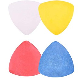 Tailors Sewing Chalk, Triangle Dressmaking Dressmakers Chalk Pencil for Marking Fabric, Pack of 4, 4 Colours