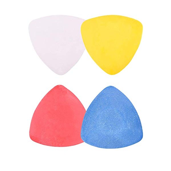 Tailors Sewing Chalk, Triangle Dressmaking Dressmakers Chalk Pencil for Marking Fabric, Pack of 4, 4 Colours