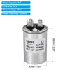 PATIKIL 8uF 8MDF 450VAC Fan Start Capacitor, CBB65 Circular Run