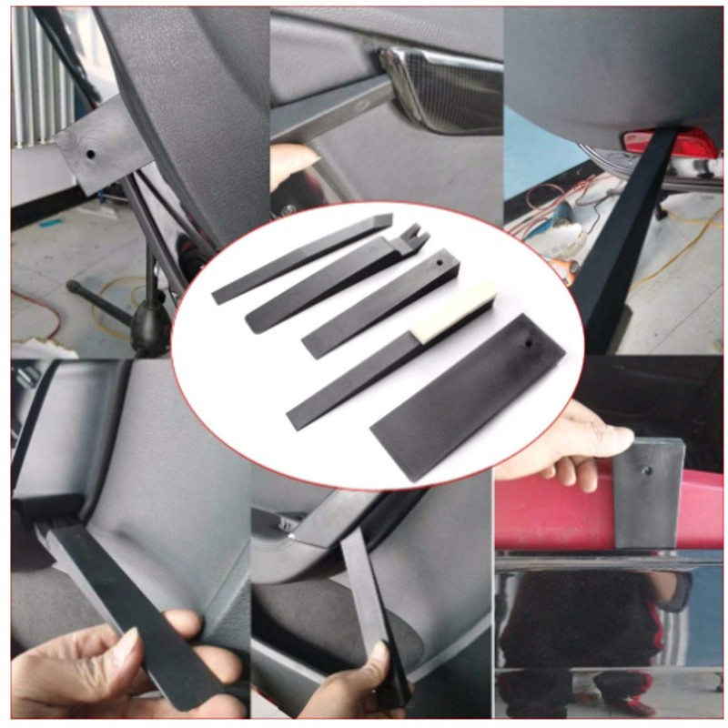 5 PCE Plastic Wedge Set CAR BODYWORK Tools Moulding Removal