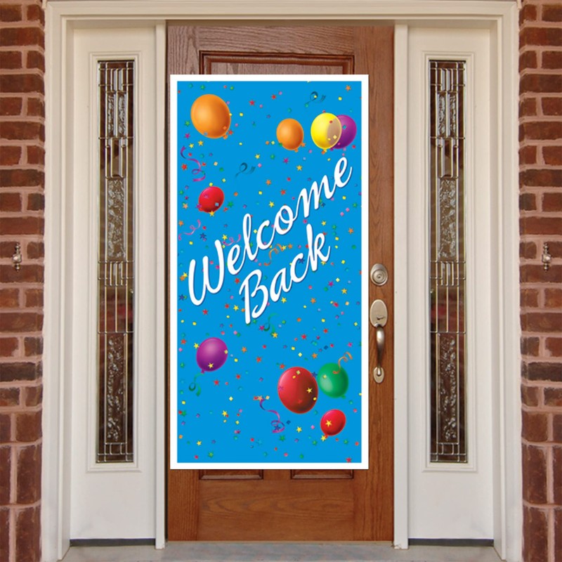 Beistle Welcome Back Door Cover