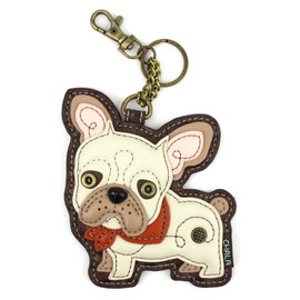 CHALA Dog Collection Women's Decorative Key Fob/Coin Purse Accessory (French Bulldog)