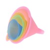 SUCHUANGUANG 5 Pcs Plastic Funnel Colorful Small Medium Large Assorted