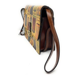 Patricia Nash Locri Leather Crossbody Bag, Full Color Doorways to Italy