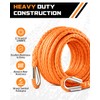 DAYDOOR Winch Rope Extension, 3/8'' x 50ft Synthetic Winch Extension