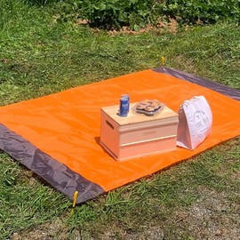 Lightweight Mini Pocket Picnic Mat Orange
