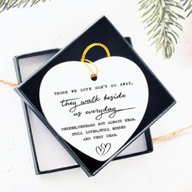 MemoryMakers Inspirational Ceramic Ornament with Gift Box - Those We Love Memorial Keepsake - Durable & Elegant