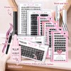 Lash Clusters, PRO,72 Pcs Individual Cluster Lashes 3D Effect DIY