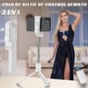 MXCOCO 3 en 1 Palo Selfie Trípode, 82cm Selfie Stick