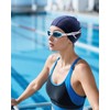 Firesara Fabric Swim Cap, High Elasticity Swimming Cap Keeps Hair
