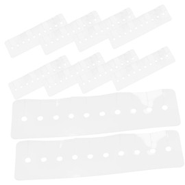 FRCOLOR 20pcs Hair Pads for Extensions Multi Function Heat Shield Guards with Versatile Hair Sectioning Tool Kit for Safe and Neat Styling